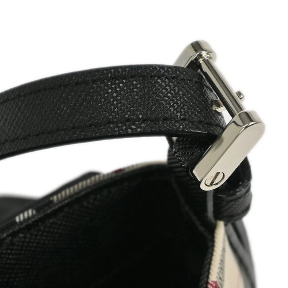 Burberry Beige Black Burberry Check Shoulder Bag - Picture 8 of 11